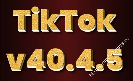 TikTok v40.4.5 Platinum/Premium версия