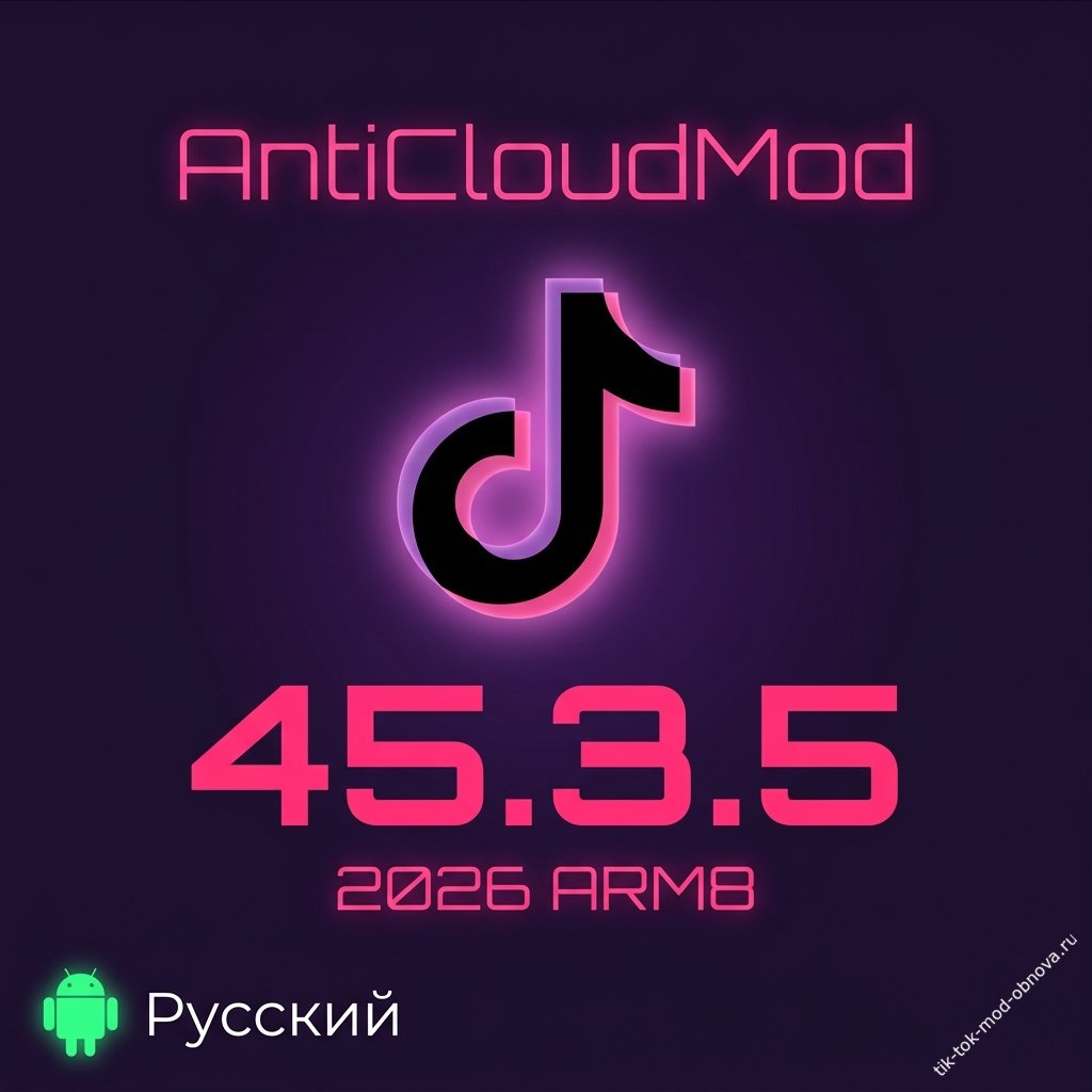 Антиклауд‑мод TikTok 45.3.5: последняя версия 2026 года (ARM8)