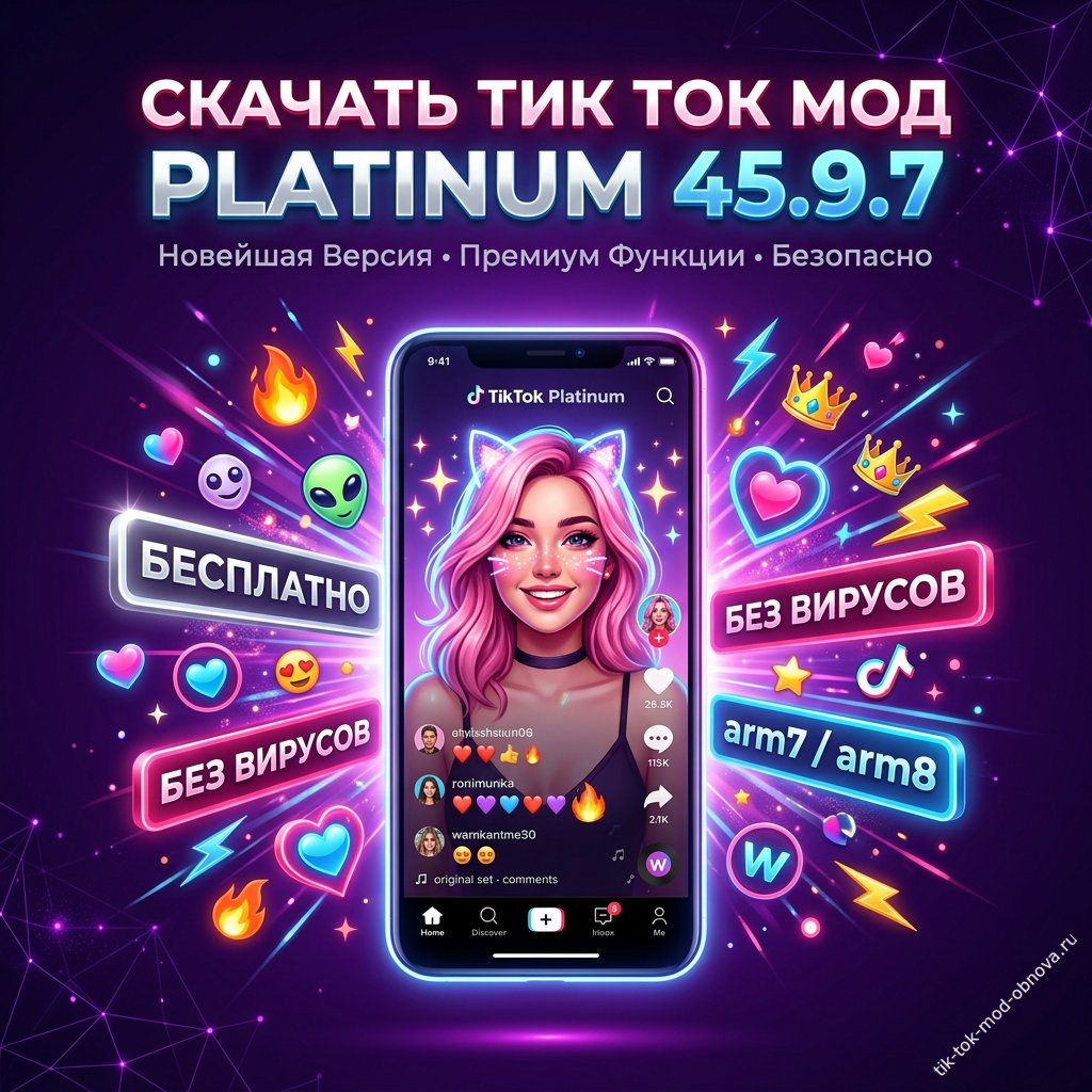 Последняя версия Тик Ток Мода — Platinum 45.9.7: arm7, arm8, стикеры, маски, live‑фото 😍