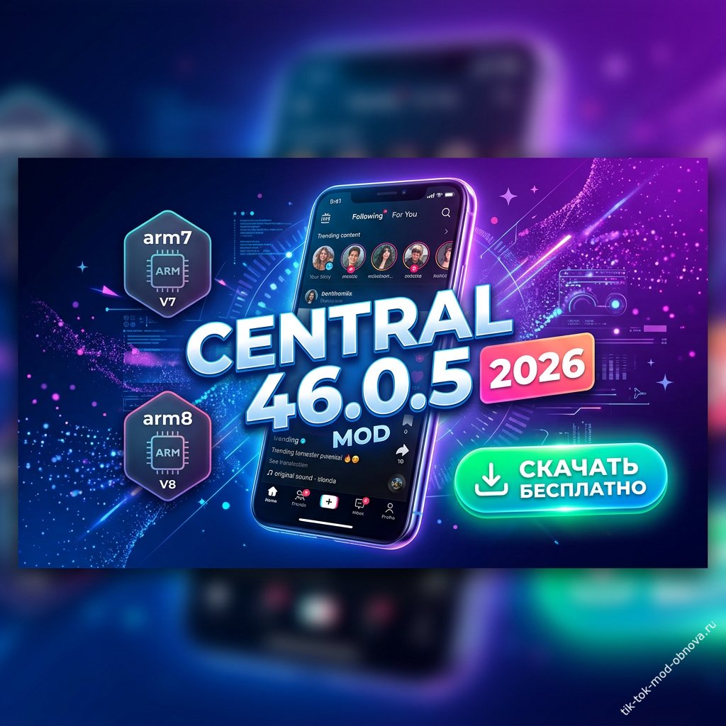 Последняя версия Тик Ток Мод Central 46.0.5 для Android — скачивай без плагина 📥